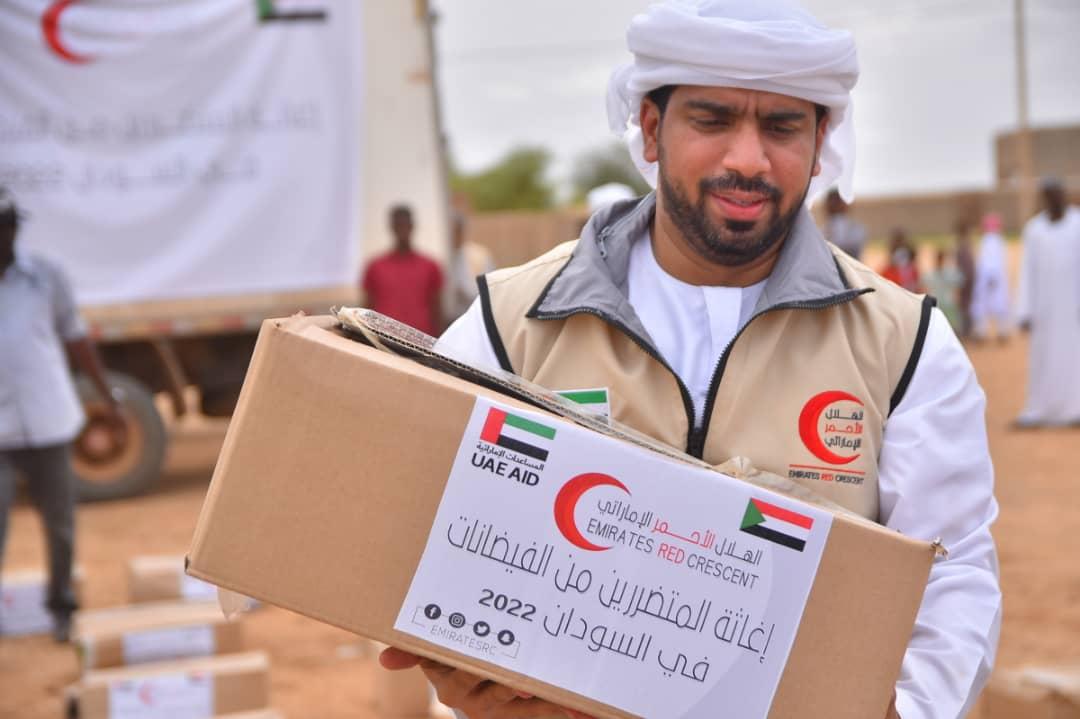 الإمارات تدشن حملة إغاثة عاجلة للمتضررين من السيول في (4) مناطق بمحلية أمدرمان